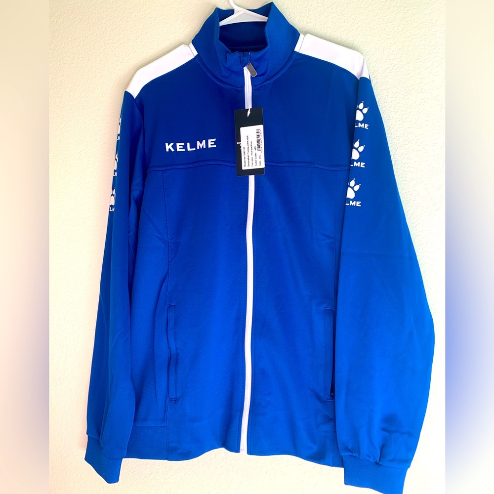 KELME men’s athletic tracksuit long sleeve full zip